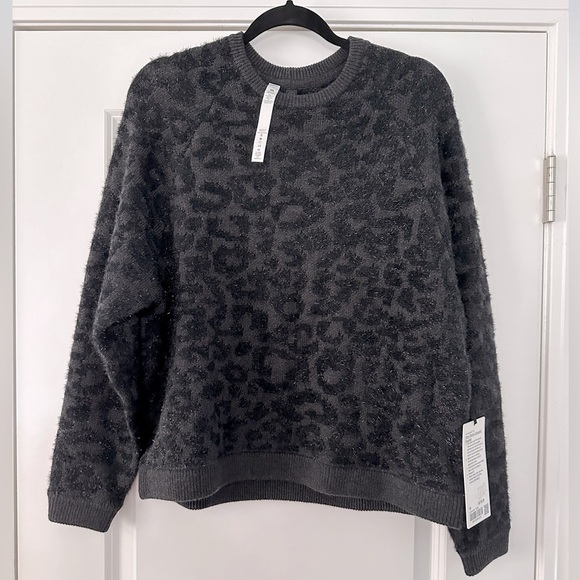 Lululemon Sweaters - Lululemon Wool-Blend Jacquard Sweater in Charcoal